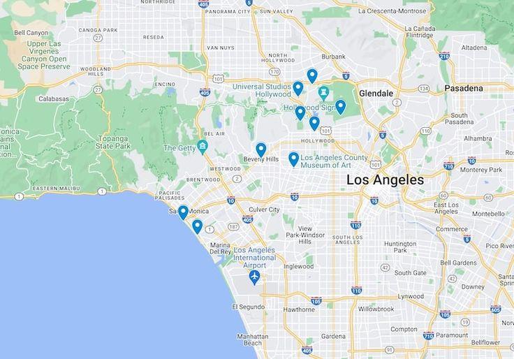 Los Angeles Map